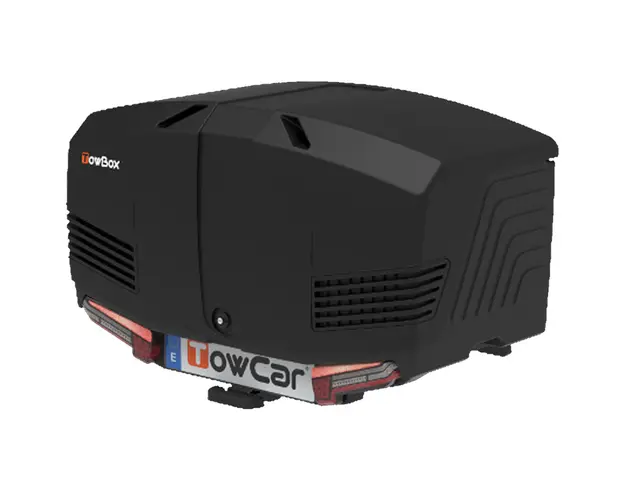 Cutie portbagaj pe carligul de remorcare Towbox V3 Urban Negru