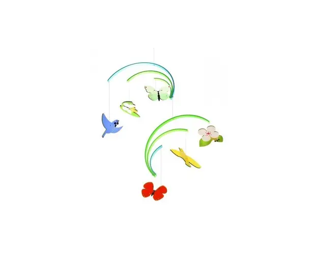 Djeco - Decoratie mobil lemn, Primavara