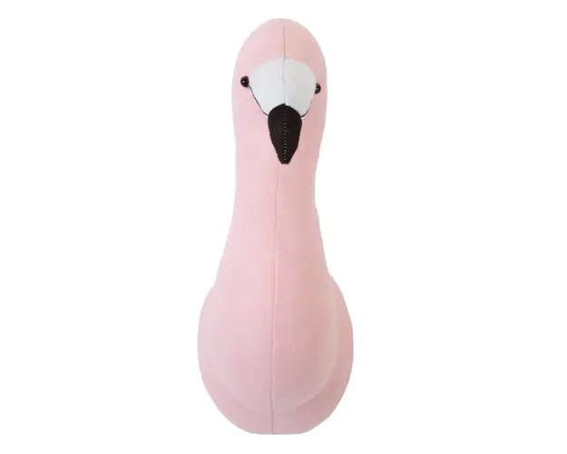 Decoratiune perete Childhome 15x28x36 cm, Flamingo