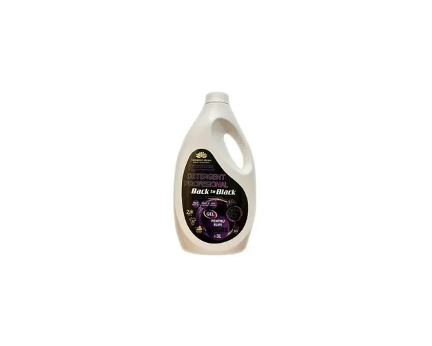 Detergent profesional pentru rufe negre, Back to Black, 3L, Cashmere Aroma