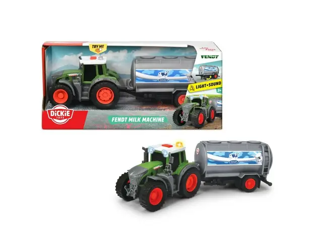 Simba - DICKIE FENDT TRACTOR CU CISTERNA DE LAPTE