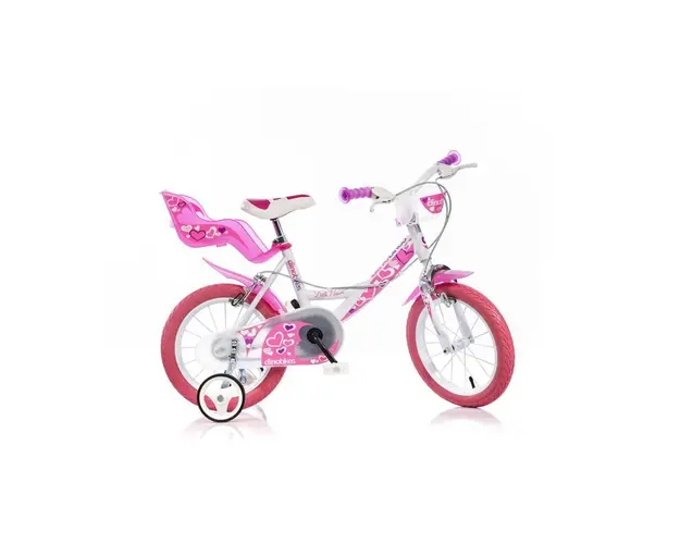 Bicicleta roz cu inimioare 16