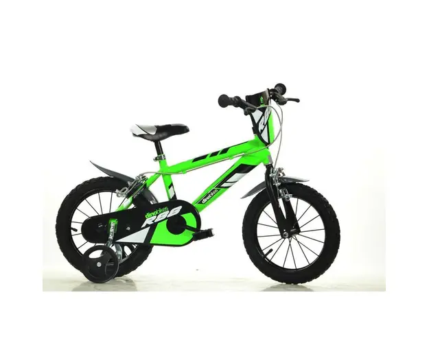 Bicicleta verde pentru copii 16