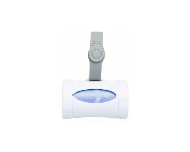 Ubbi - Dispenser portabil pentru pungute scutece On The Go alb
