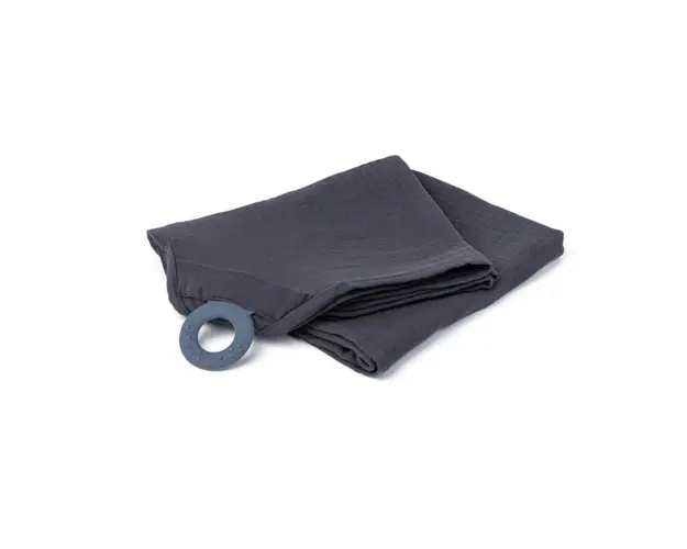Doomoo - Esarfa pentru alaptat multifunctionala din bumbac organic Mom’n Play Grey