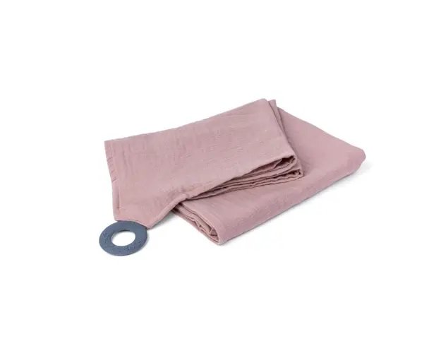 Doomoo - Esarfa pentru alaptat multifunctionala din bumbac organic Mom’n Play Pink