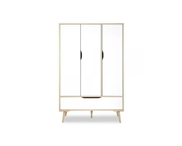 Dulap Klups Sofie Natur-Alb 3 Segmente