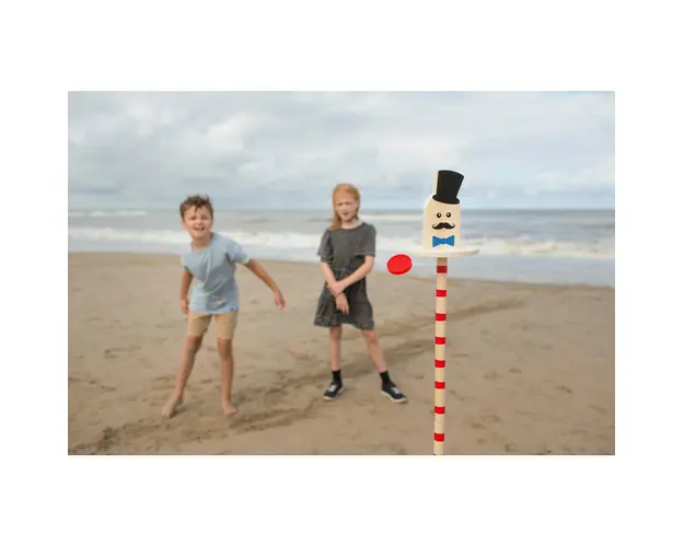 Echilibristul Bob, joc de aruncare la tinta, BS Toys