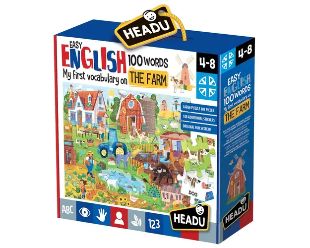 Headu Teacher tested - Engleza Nivel Simplu - 100 Cuvinte - Ferma