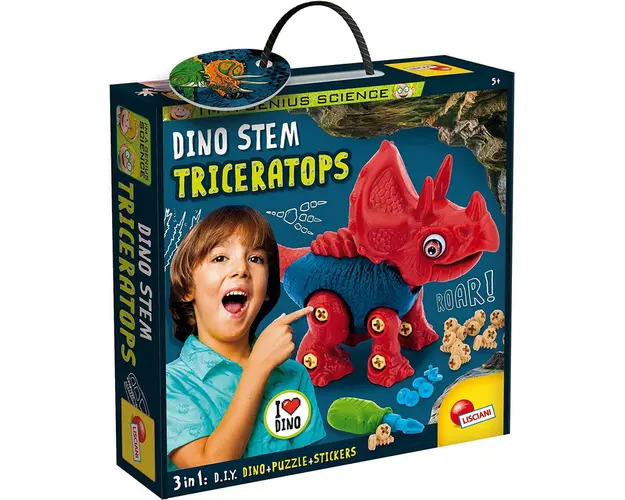 Experimentele micului geniu - Set STEM Triceratops