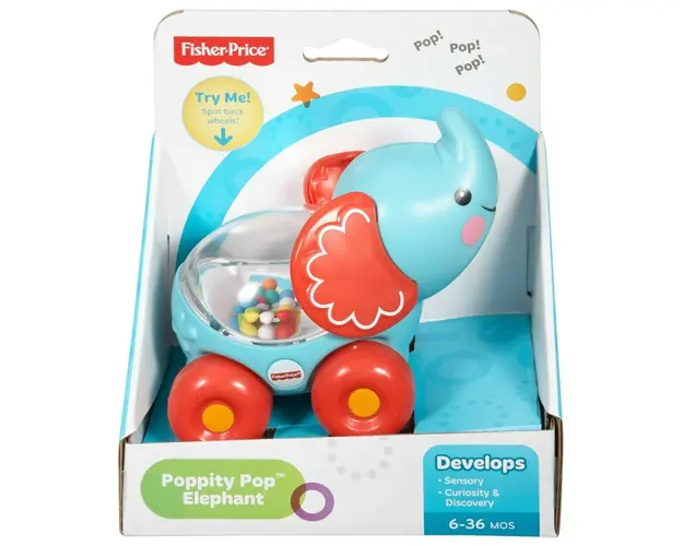 FISHER PRICE JUCARIE APASA SI MERGI ELEFANT