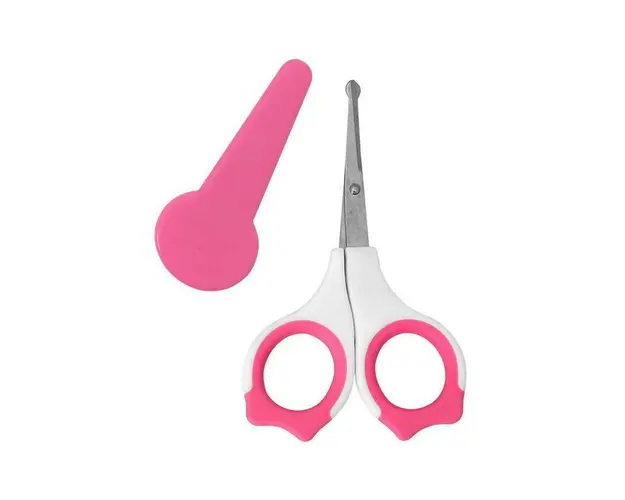Foarfeca manichiura, Lorelli, Cu suport de protectie, Pink