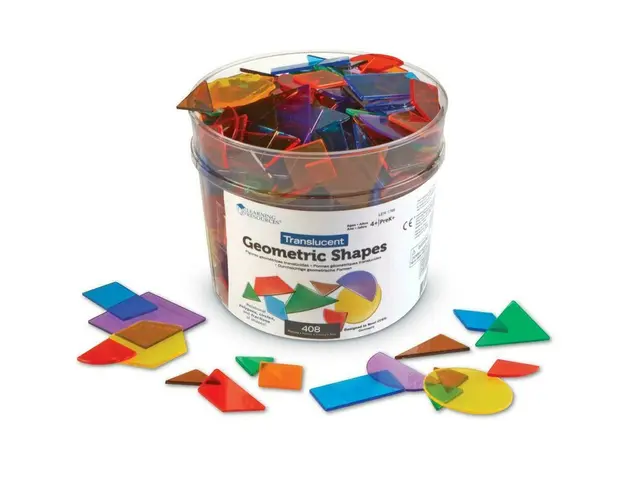 Forme geometrice transparente (408 piese)