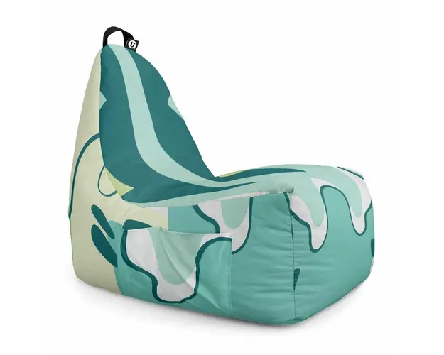Fotoliu Puf Bean Bag tip Chill XL, Abstract Jungle Periglacial