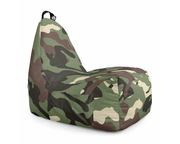 Fotoliu Puf Bean Bag tip Chill XL, Camuflaj Armata