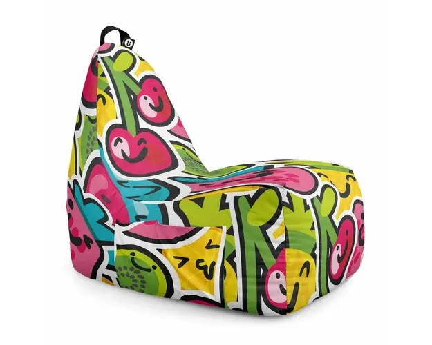 Fotoliu Puf Bean Bag tip Chill XL, Kawaii Fruits