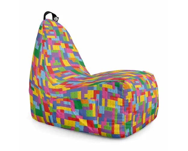 Fotoliu Puf Bean Bag tip Chill XL, Lego Tetris
