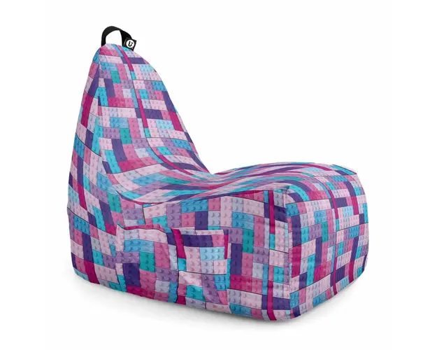 Fotoliu Puf Bean Bag tip Chill XL, Lego Tetris Mov