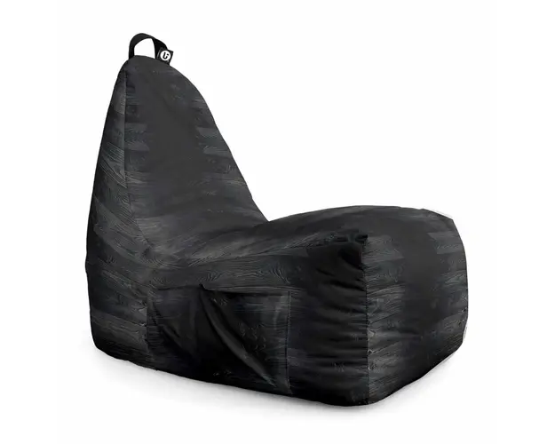 Fotoliu Puf Bean Bag tip Chill XL, Lemn Negru