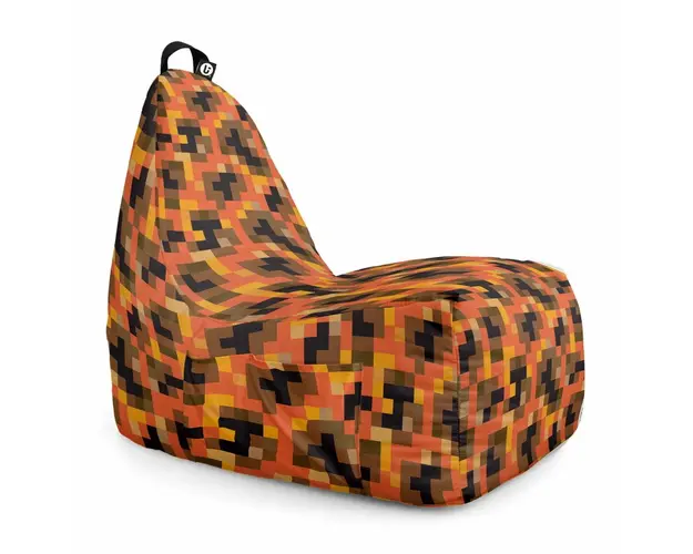 Fotoliu Puf Bean Bag tip Chill XL, Minecraft Magma