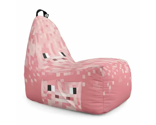 Fotoliu Puf Bean Bag tip Chill XL, Minecraft Pig