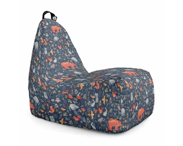 Fotoliu Puf Bean Bag tip Chill XL, Prietenii Padurii
