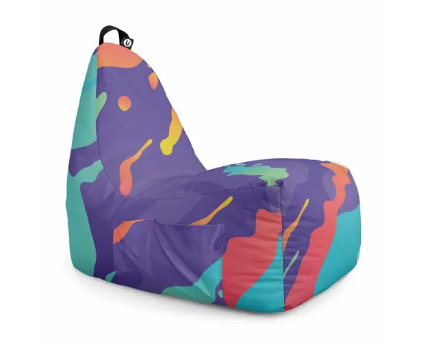 Fotoliu Puf Bean Bag tip Chill XL, Retro Lava