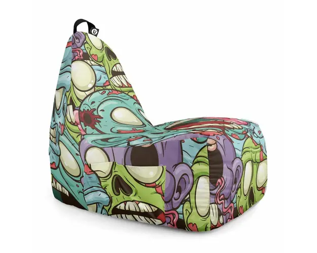 Fotoliu Puf Bean Bag tip Chill XL, Zombie