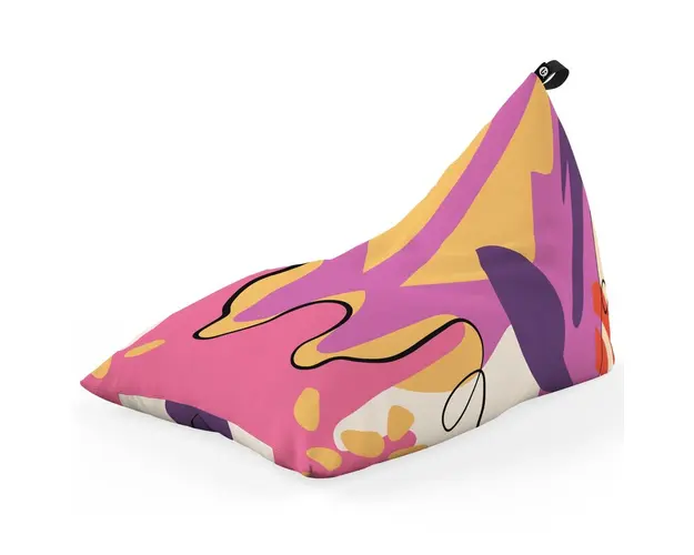 Fotoliu Puf Bean Bag tip Lounge, Abstract Jungle Mov