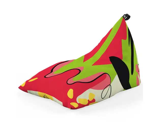Fotoliu Puf Bean Bag tip Lounge, Abstract Jungle Pepene