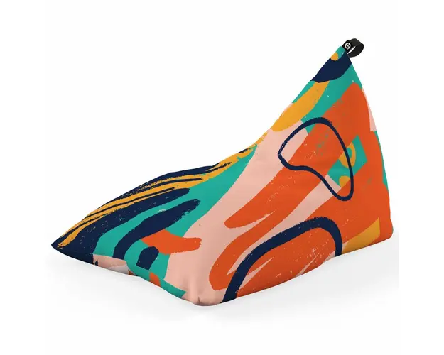 Fotoliu Puf Bean Bag tip Lounge, Abstract Paint