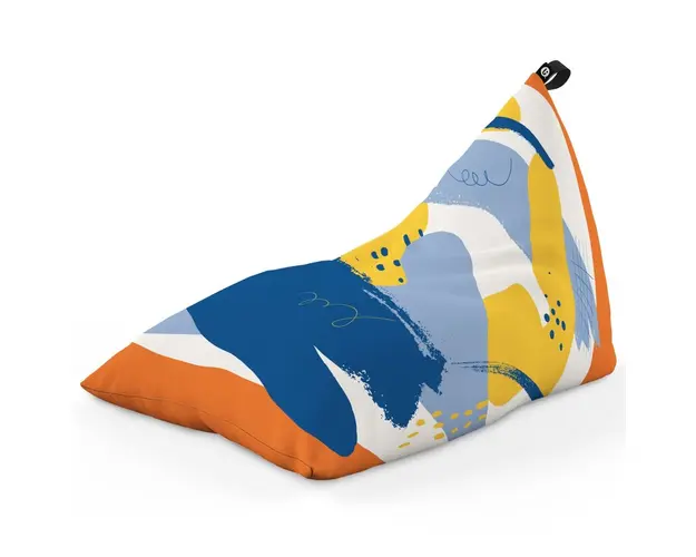 Fotoliu Puf Bean Bag tip Lounge, Abstract Retro