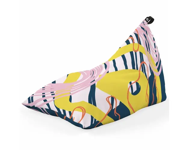 Fotoliu Puf Bean Bag tip Lounge, Abstract Spiral