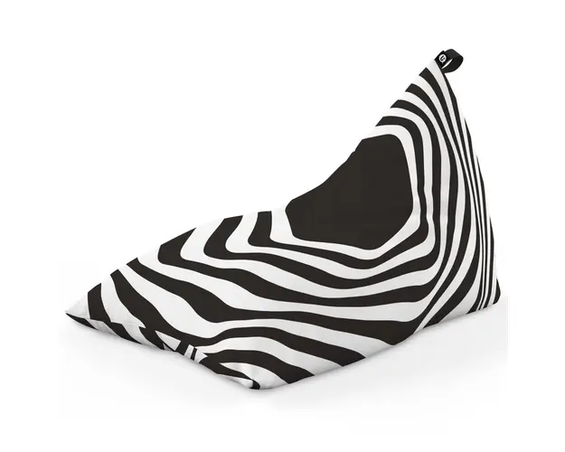 Fotoliu Puf Bean Bag tip Lounge, Abstract Zebra