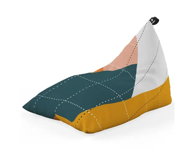 Fotoliu Puf Bean Bag tip Lounge, Accent Verde