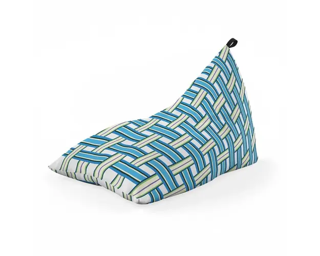 Fotoliu Puf Bean Bag tip Lounge, Blueberry And Kiwi