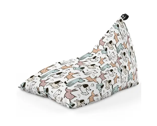 Fotoliu Puf Bean Bag tip Lounge, Caini Cuminti