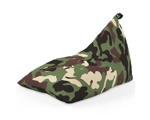 Fotoliu Puf Bean Bag tip Lounge, Camuflaj Armata