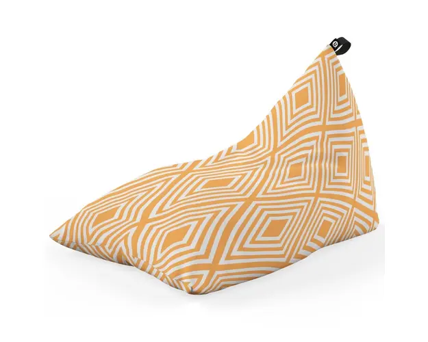 Fotoliu Puf Bean Bag tip Lounge, Diamond, Orange