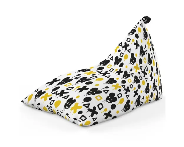 Fotoliu Puf Bean Bag tip Lounge, Graffiti XO Mice
