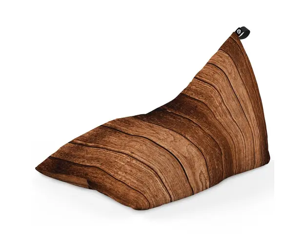 Fotoliu Puf Bean Bag tip Lounge, Lemn Maro
