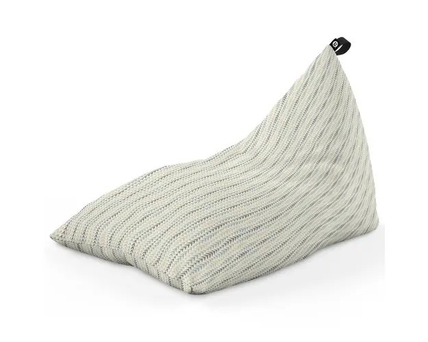 Fotoliu Puf Bean Bag tip Lounge, Motiv Frunze Verticale