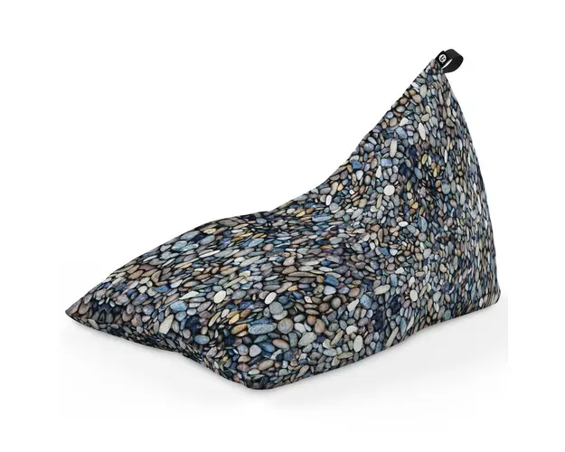 Fotoliu Puf Bean Bag tip Lounge, Pietricele