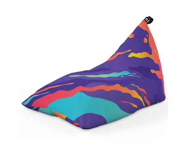 Fotoliu Puf Bean Bag tip Lounge, Retro Lava