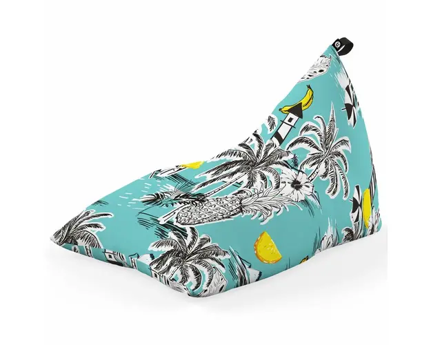 Fotoliu Puf Bean Bag tip Lounge, Tropical Beach