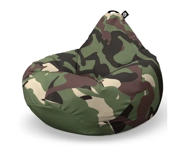 Fotoliu Puf Bean Bag tip Para L, Camuflaj Armata