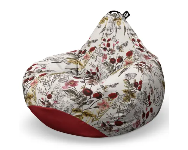 Fotoliu Puf Bean Bag tip Para L, Flori si Fluturi