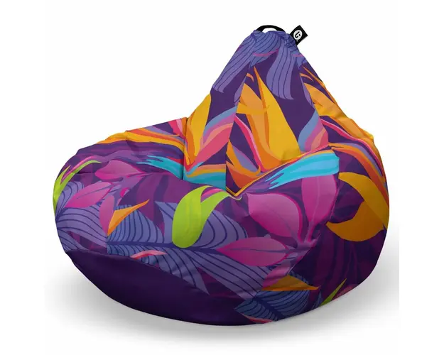 Fotoliu Puf Bean Bag tip Para L, Jungle Night