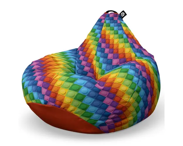 Fotoliu Puf Bean Bag tip Para L, Lego Abstract