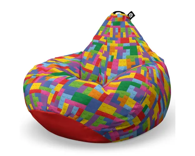 Fotoliu Puf Bean Bag tip Para L, Lego Tetris